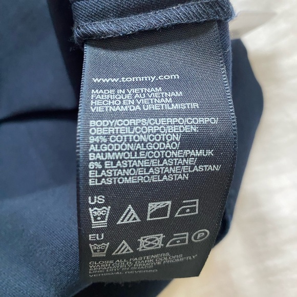 Tommy Hilfiger Navy Sheath Dress Size 4 - Picture 6 of 6